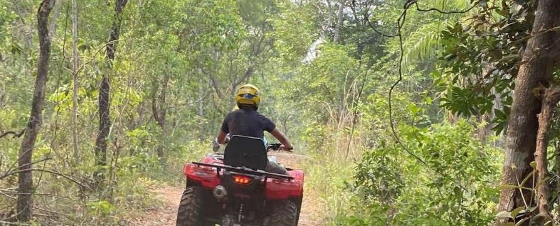 Quadriciclo Estrela do Formoso — Trilha da Guavira — passeio em Bonito, MS